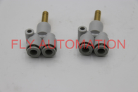 SMC KQ2U06-99A PBT Push To Connect Tube Fitting Plug In Wye 6 Mm Tube Od White
