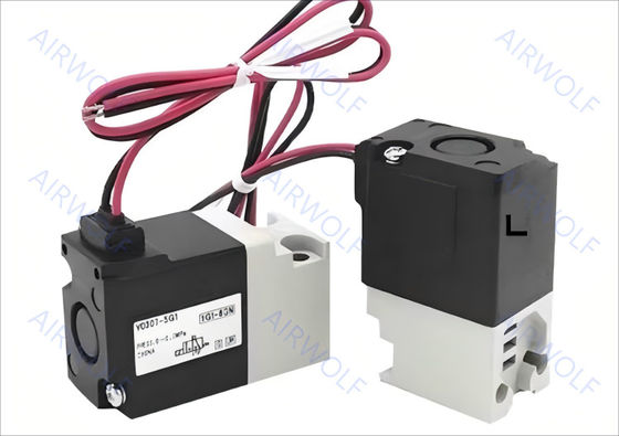 SMC 3 Port VT307 VO307 1/8" 1/4"  AC220V Direct Operated Poppet Type Solenoid Valve