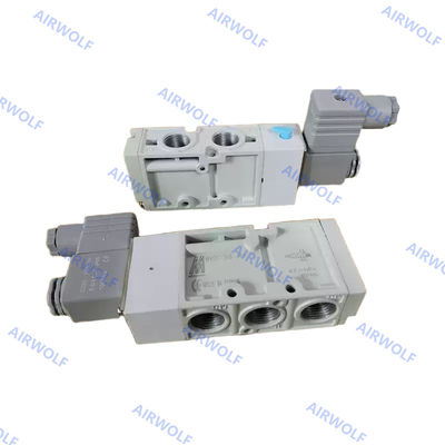 MVSC-300-4E1 MVSC-300-4E2 3/8 Mindman 5/2 Way Pneumatic Solenoid Valves 0.2-0.8Mpa Aluminum DC24V AC220V AC110V DC12V