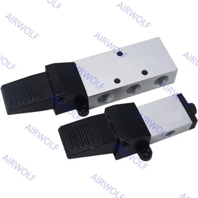 K23R7-8, K25R7-8, K25R7-15 3/2 way, 5/2 way Aluminum Alloy Foot Valve 1/4", 1/2"