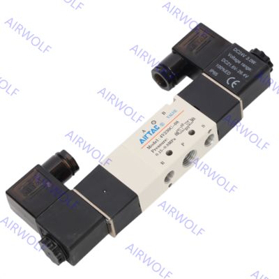 AIRTAC 4V230C-06/08, 4V230E-06/08, 4V230P-06/08 4V200 Series 5/3 way Electric Solenoid Valve 1/8" 1/4"