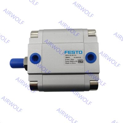 Festo ADVU-80-10-P-A ADVU-80-10-A-P-A,-15,-20,-25,-30,-40,-50,-60,-80 Double-Acting Compact Cylinder