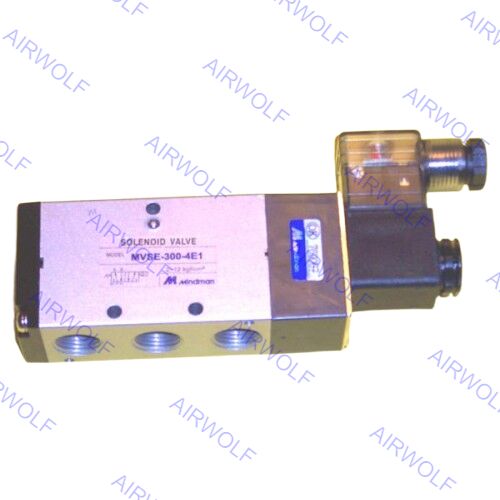 Mindman MVSE-300-4E1 MVSE-300-4E2 MVSE-300-4E2C, P, R 5/2 way  5/3 way Solenoid Valve 3/8"